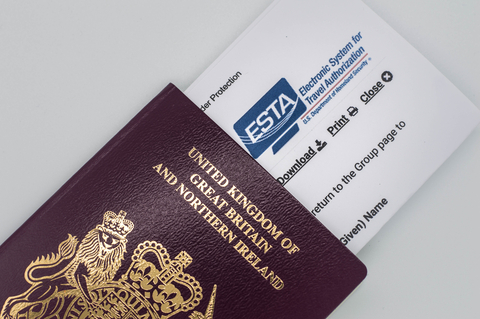 UK Passport delivery Courier with boarding pass passport delivery
